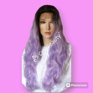 CanBeauty Vanessa Lavender Swiss Lace Front Synthetic Wig